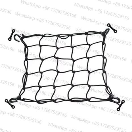 Rete da carico per ponti con ganci di ancoraggio Rete per bagagli resistente per riporre camion, letto, barca da pesca