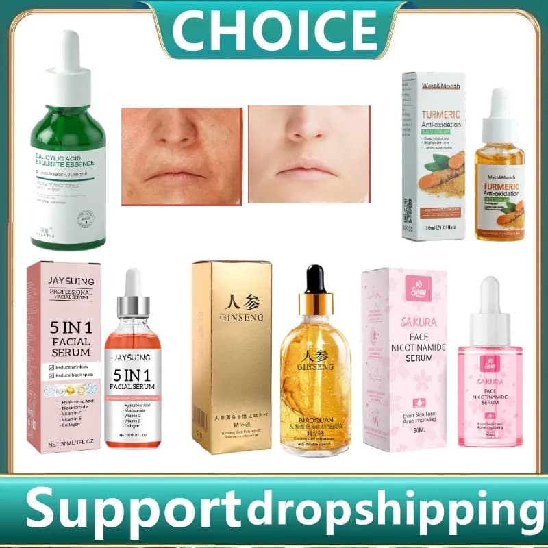 Siero face 5 in 1 30% vitamin C moisturizing anti-wrinkle anti-aging niacinamide hyaluronic acid serum skin care face