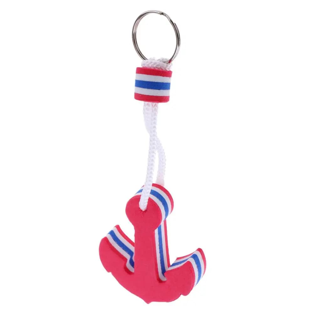 Accessorio marino in schiuma EVA a forma di ancora con portachiavi galleggiante creativo per corde per barche a vela nautiche