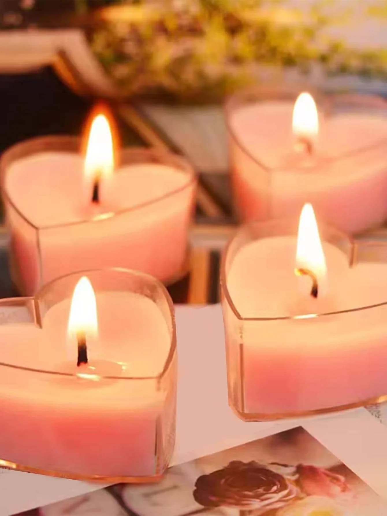9 candele per aromaterapia a forma di cuore per proposte di matrimonio, compleanni, Halloween, autunno, festival, vacanze, inverno.