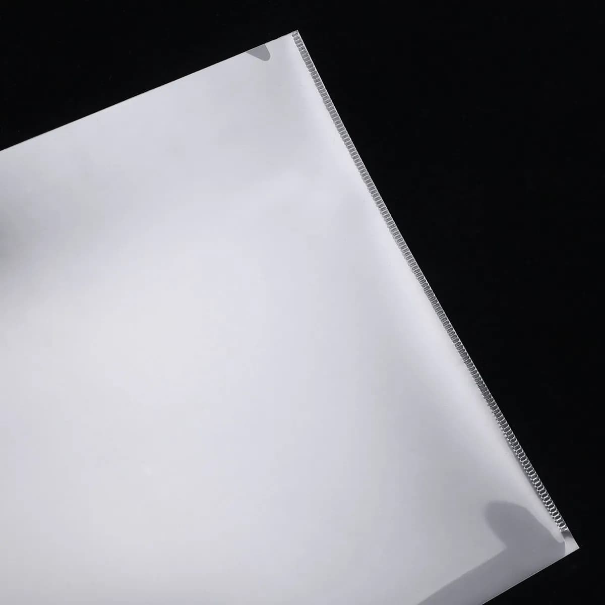 30 cartelle portadocumenti in plastica trasparente A4, design a forma di L per un facile accesso e un'organizzazione rapida, per casa, ufficio, scuola