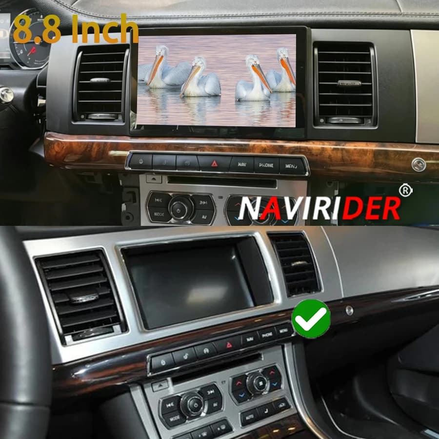 Autoradio Carplay per Jaguar XF 2008-2015, Navigazione GPS Android Auto, Bluetooth, Multimedia, DSP, WIFI, Ricevitore Video 4G, Android 13