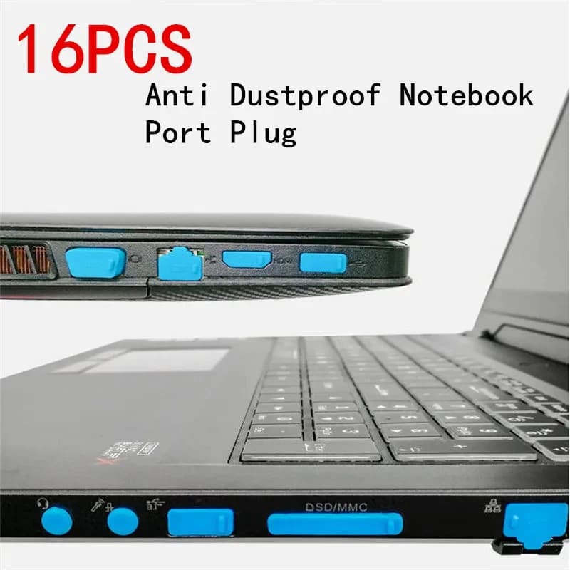 16-64 Pezzi Tappi Universali Antipolvere in Silicone per Porte USB di Notebook e Computer Portatili
