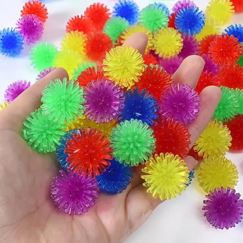 10 pezzi piccole palline sensoriali morbide appuntite giocattoli antistress agitarsi per ADHD e ansia bambini adolescenti ragazzi ragazze bomboniere regali