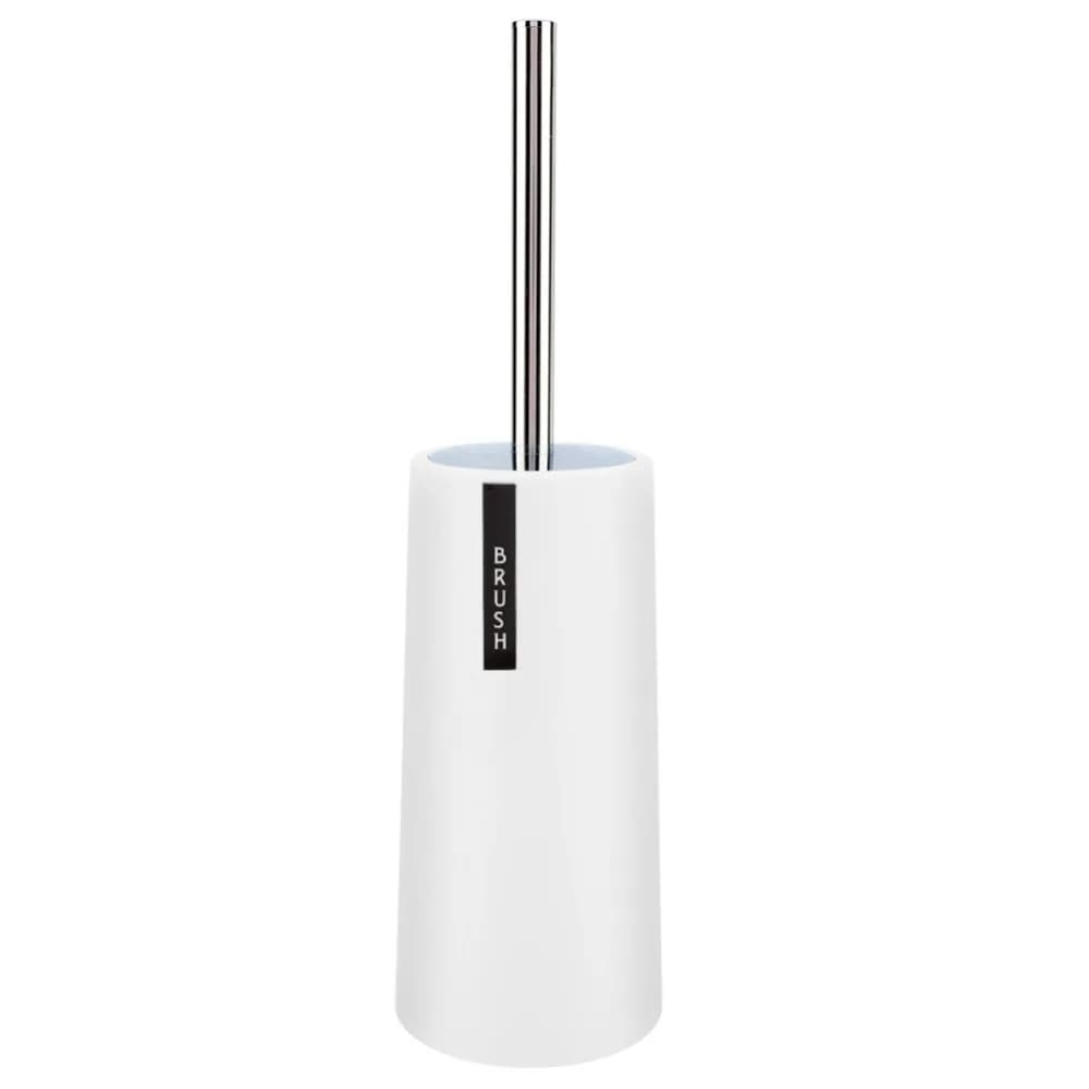 PP ABS Stainless Steel Toilet Brush White Black Gray Blue Long Handle Toilet Bowl Scrubber Freestanding Design Easy Clean