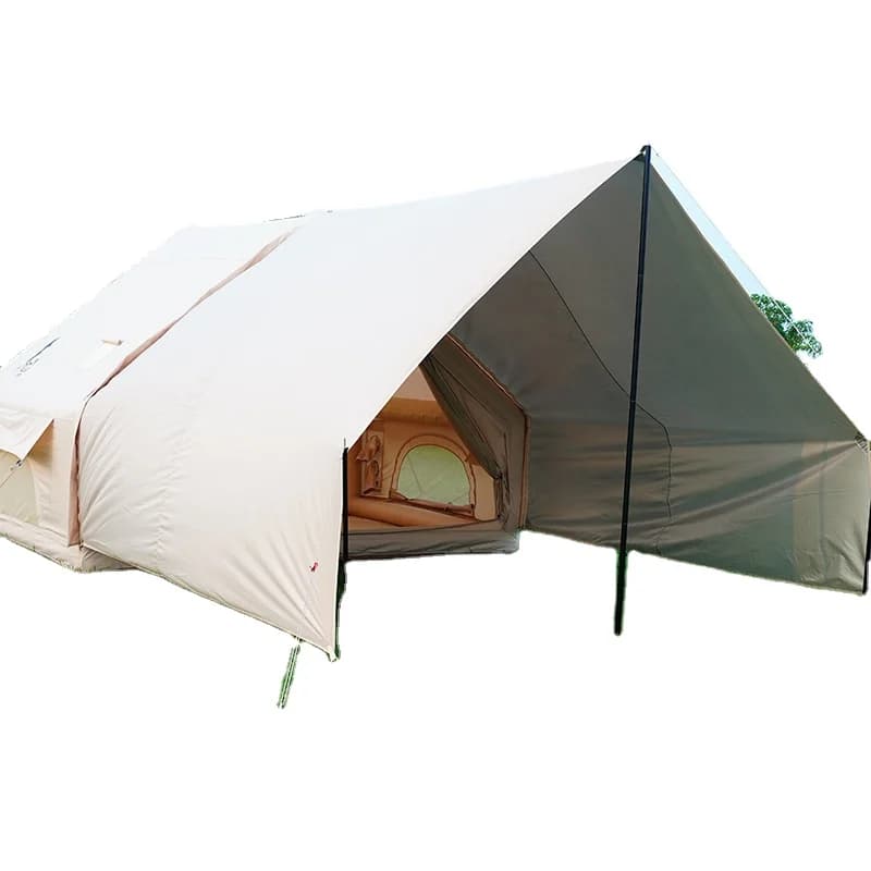 Waterproof Inflatable Air Tent Winter Camping Tent Canopy Shelter Outdoor Overnight 1-2 Person Glamping Tent