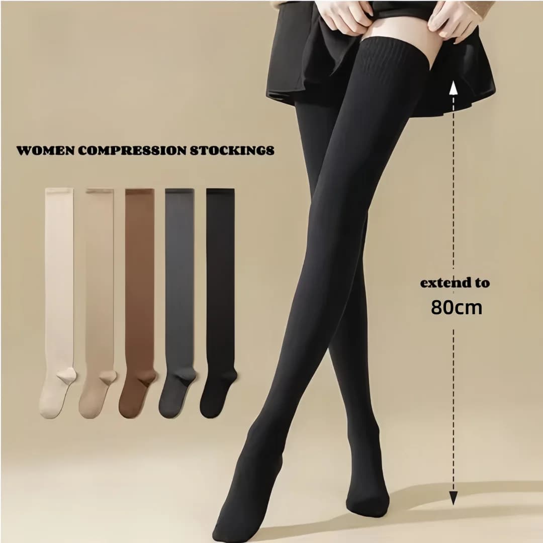 Calze da donna invernali in cotone spesso calzino lungo al ginocchio sopra il ginocchio calze autoreggenti calze primaverili coprigambe abbigliamento femminile calzini caldi