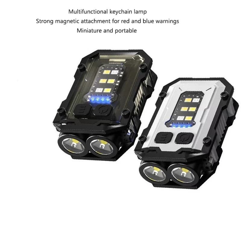 High Power LED Flashlight, Powerful Self-Defense Light, Tactical Flashlight Ultra Powerful Rechargeable, Front Lamp for Defense