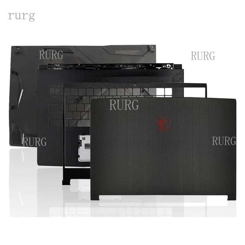 R+ For MSI GF63 GF65 MS-16R1 16R4 16W2 A/B/C/D case set Hinges/Hinge cover Black
