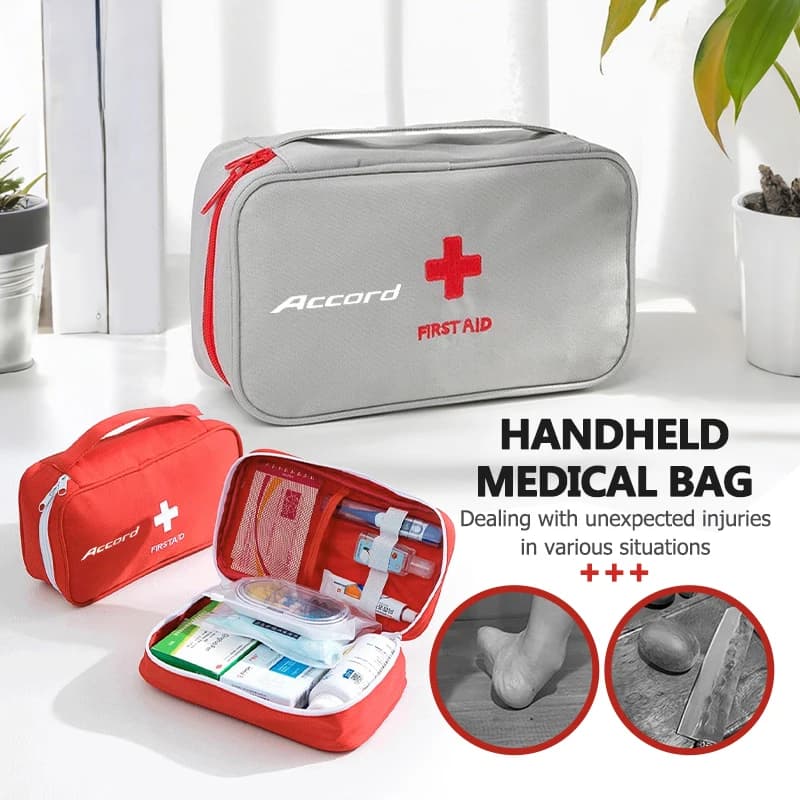 Car Portable First Aid Kit Medicine Organiser Mini Medical Kit For Honda Accord 9 10 9th 10th 2014 2015 2016 2017 2018 2019