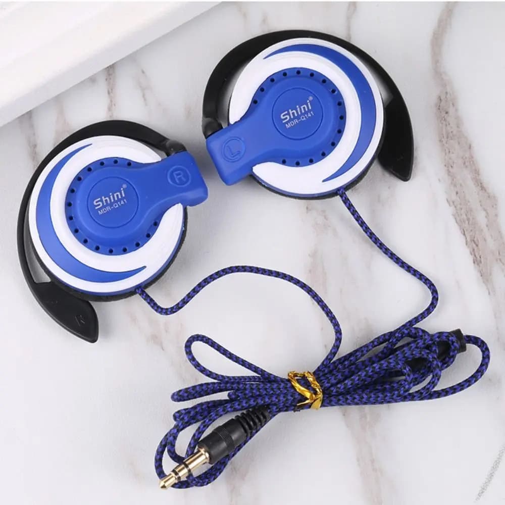 Playing Headphones for Phone Running Headphones Auricolari with Sense Resistant Noise Cancellation Auricolari Super Bass Headphones with ear hook Headphones with ear hook