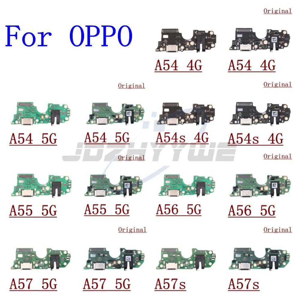 Original USB Charging Port Dock Plug Connector Charger Board Module With Microphone For OPPO A54 A55 A56 A57 4G 5G