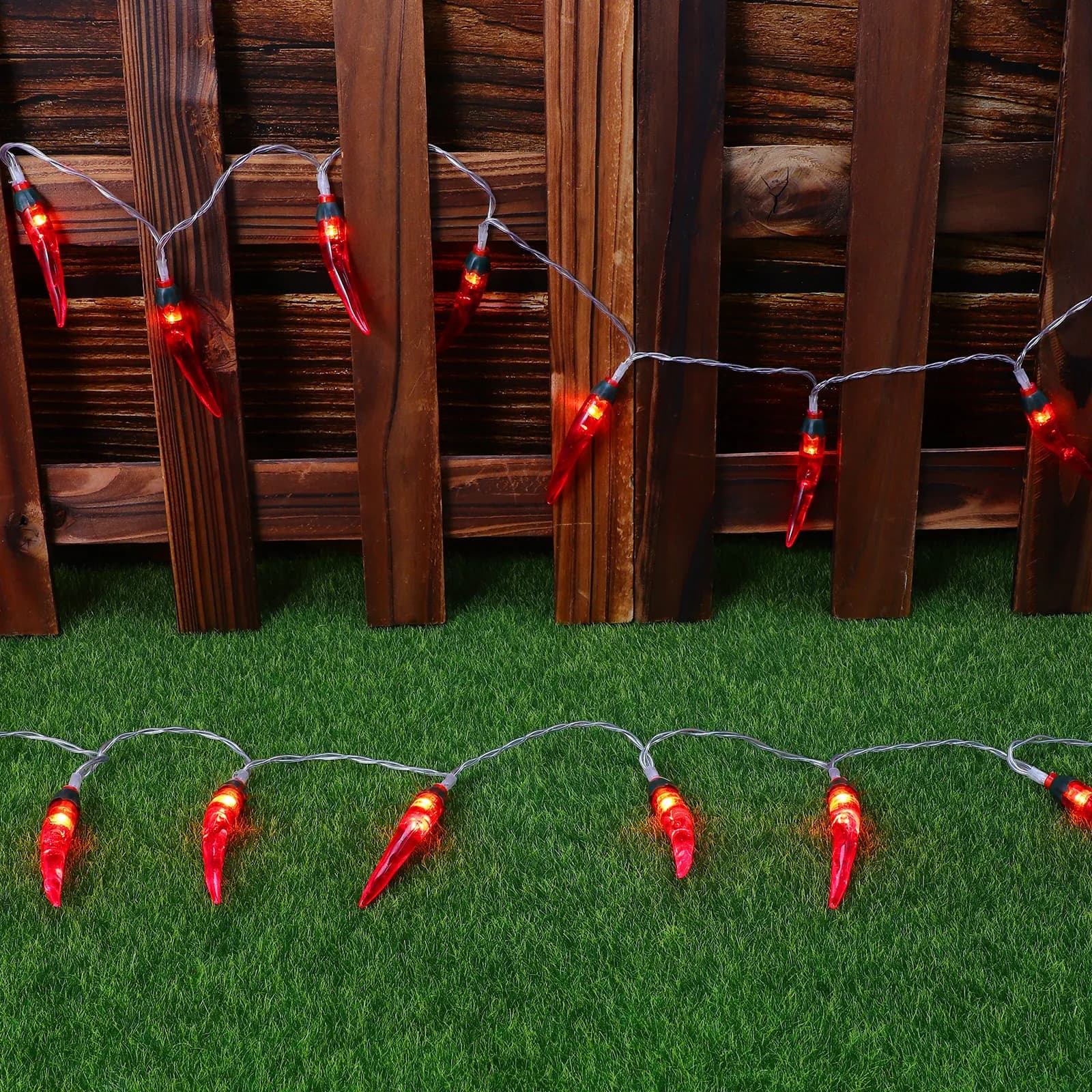Luci a stringa LED rosse a forma di peperoncino da 5M, 50 LED, flessibili e pieghevoli, impermeabili, per compleanni, banchetti, finestre, fai da te, bottiglie, matrimoni e feste