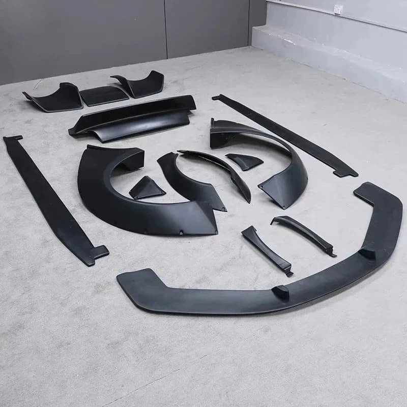 Hot selling LB Wide Body Kit for R8 V8 V10 Coupe 2008-2015, Front Lip Side Skirts Fender Flares Rear Bumper Diffuser FRP