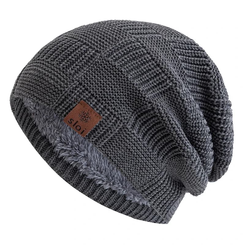 Nuovi cappelli invernali slouchy unisex peluche foderato in pile cappello a cuffia caldo uomo donna arredamento casual sport da sci invernali cappelli lavorati a maglia