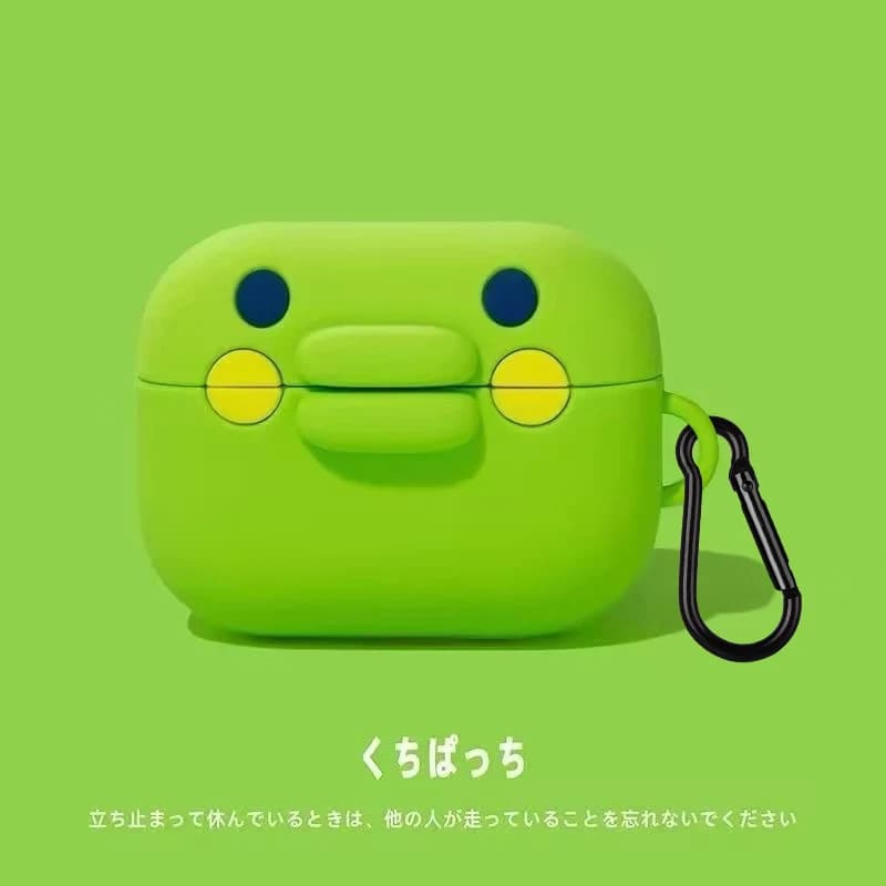 Funny 3D Case with Big Mouth for AirPods Pro 3 Pro 2, Protective Cover for Airpods1/2/3/4/Pro/Pro2/Pro3
