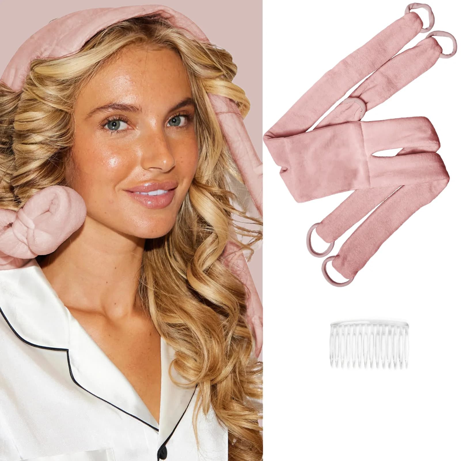 1pc Heatless Curling Rod Fascia Bigodino No Calore Sponge Bigodini For Hair Pigs Sleep Curling Hairband Tools For Styling