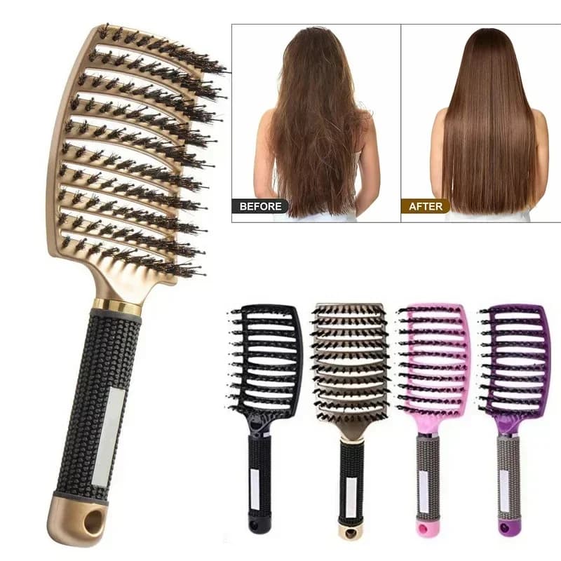 Hair Brush Hair Massage Hair Brush Hair Brush Nylon Women's Belt Brush Wet Curly Hair Brush Distric Hair Salon Stylus Styling Tool