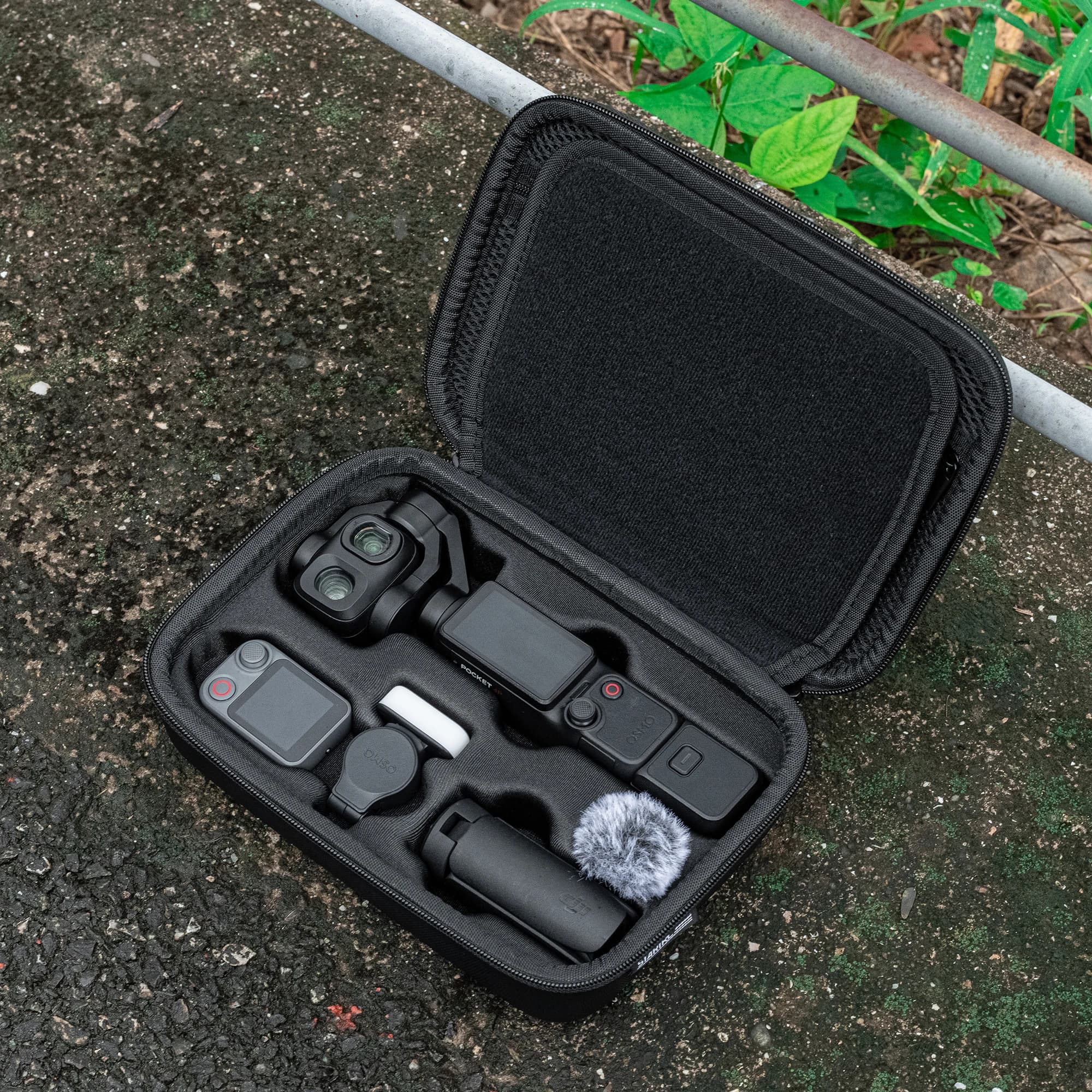 Pocket 4P Carrying Case for DJI Osmo Pocket 4 Pro Creator Combo Accessories Portable PU Protective Shoulder Travel Bag