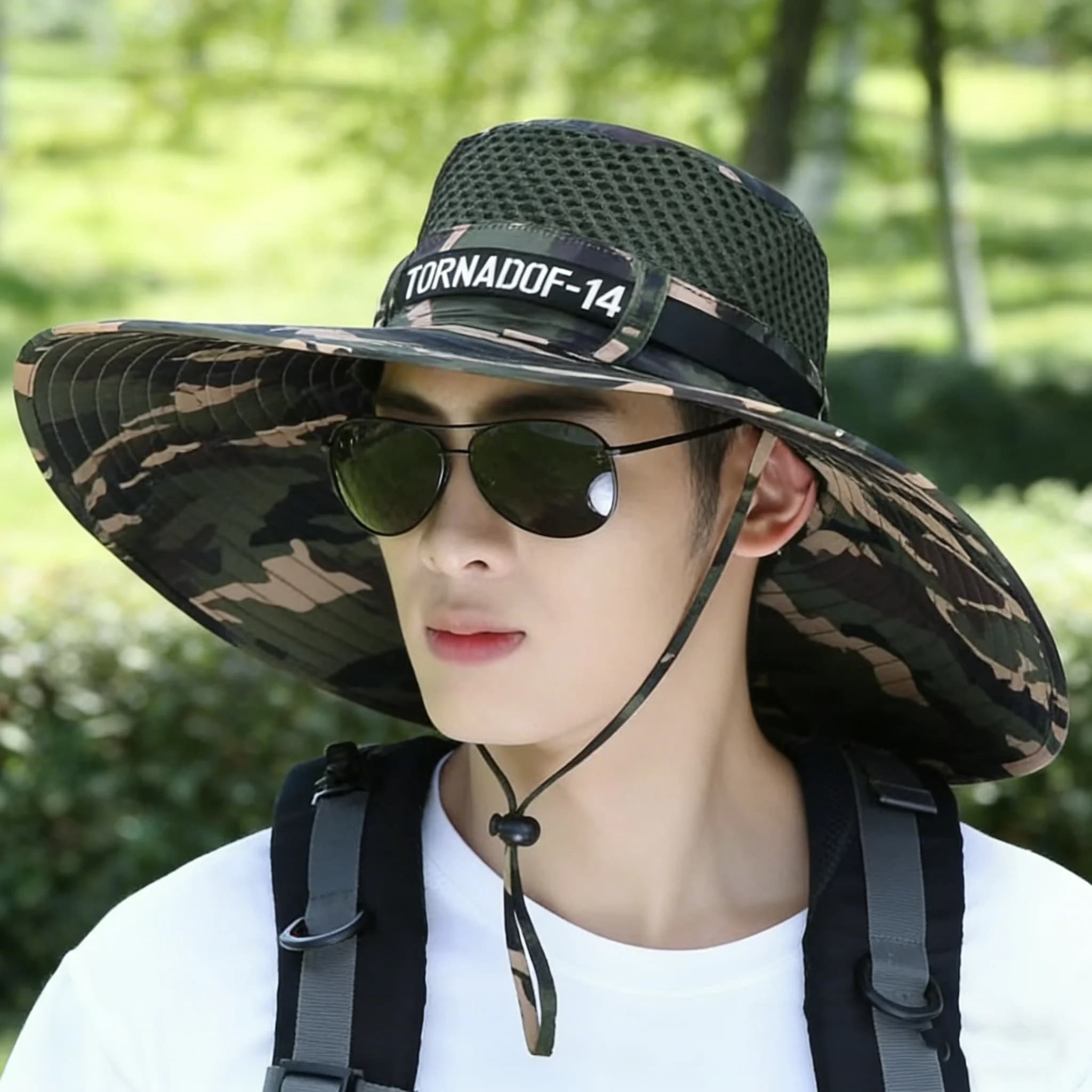 Summer 15cm/1pcs Large Sun Hat Men Women Breathable Fishing Caps Sun UV Protection Mesh Fisherman Hat Hiking Outdoor Beach Cap