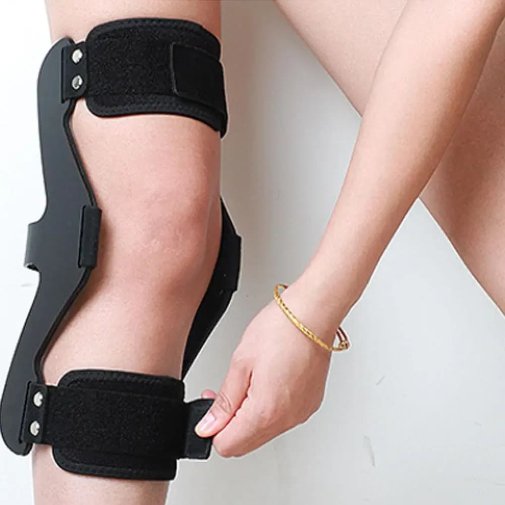 Ortesi per l'ipertensione del ginocchio con dispositivo di assistenza all'arco plantare per l'emiplegia, tutore per la fissaggio dell'articolazione del ginocchio, stabilizzatori per il recupero delle gambe