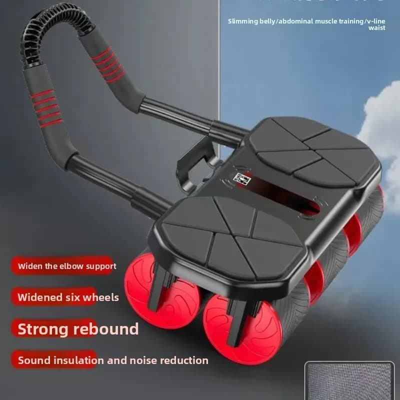 Automatic Rebound Ab Roller, Home Fitness Abdominal Training Equipment for Men & Women, Household Abdominal Curler，Body Building