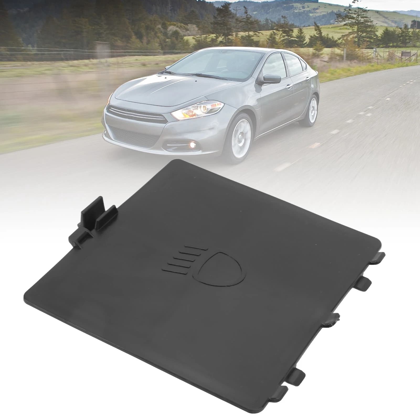 Pannello di accesso per lampadina faro auto 68156815AA, ricambio resistente all'usura per Dodge Dart PF 2013‑2016