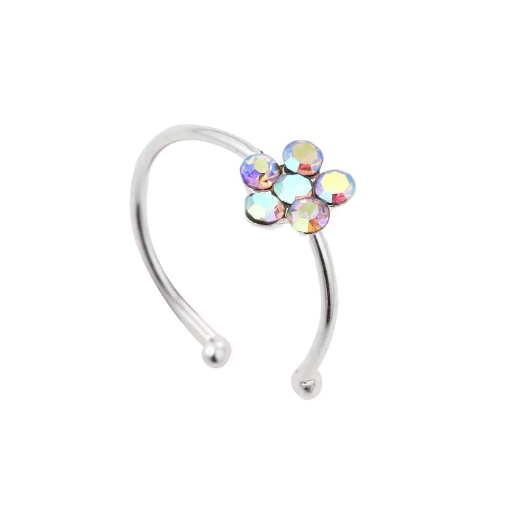 Piercing per Orecchio in Acciaio Inossidabile per Uomo e Donna, Accessori di Moda, Gioielli per Piercing Corporeo, Anello per Naso