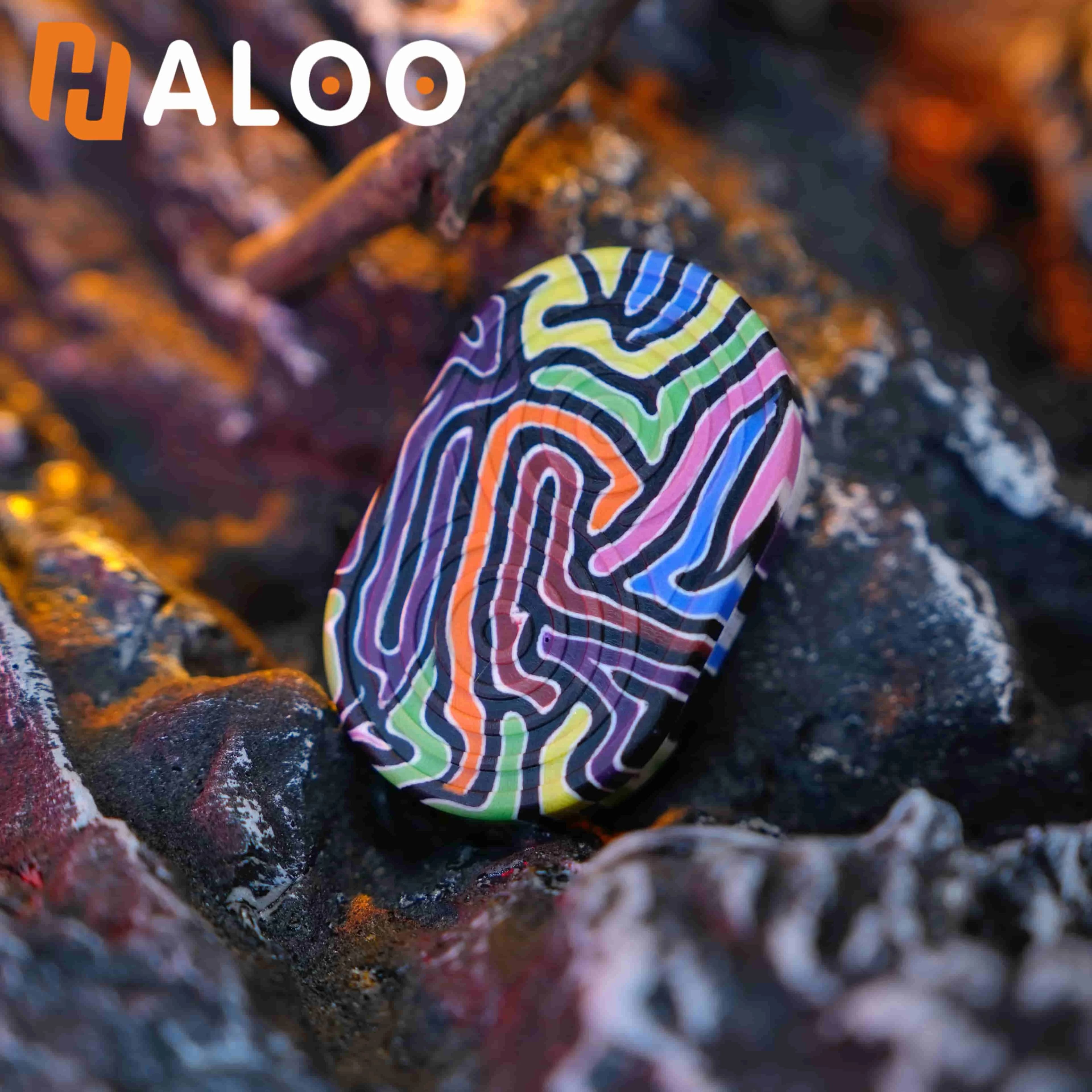 HalooPlayer G10 Rhythm: Giocattolo Antistress Sensoriale in Metallo per Ansia e Autismo, Slider e Spinner