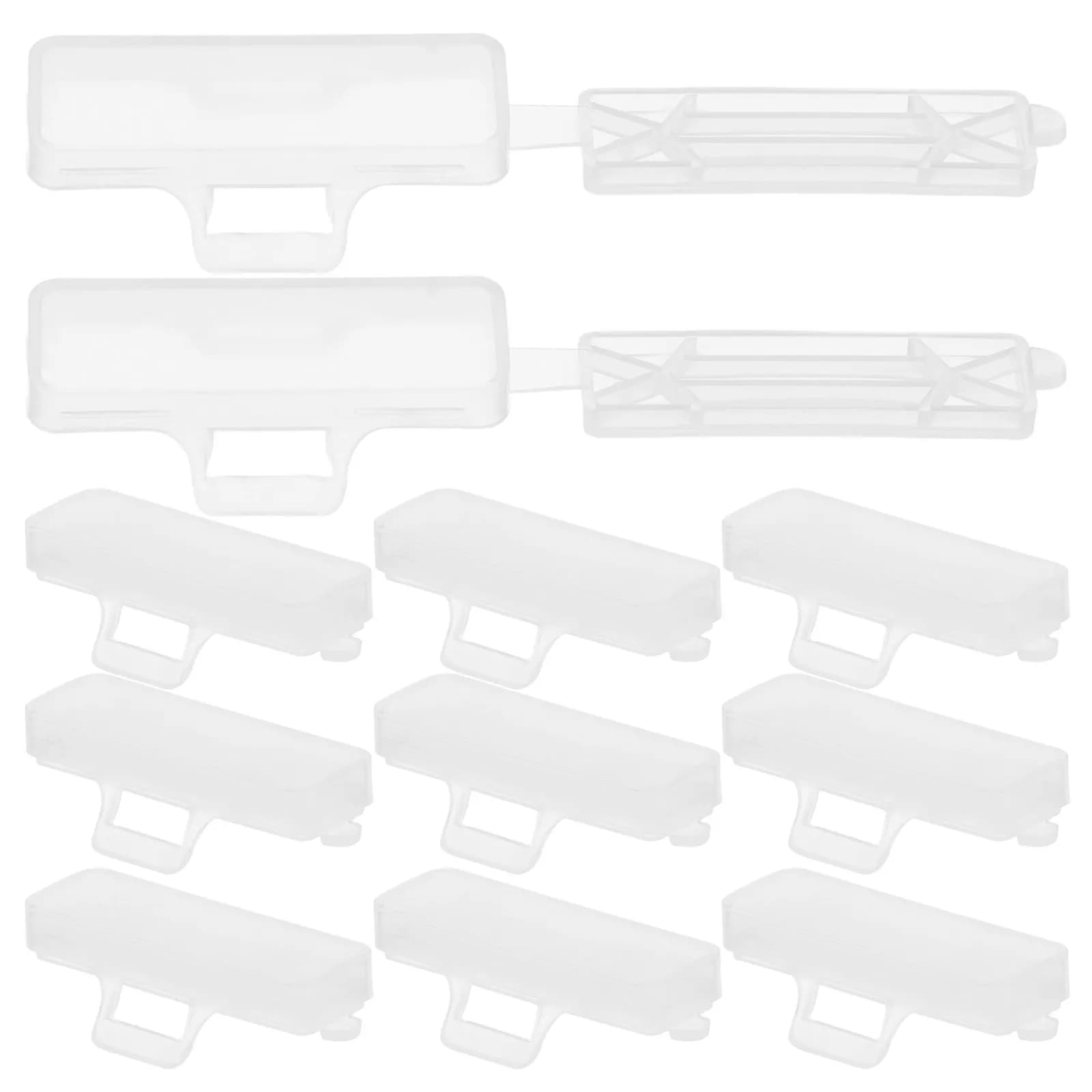 Set di 1 Scatola Impermeabile Trasparente per Etichette Cavi, Contenitore in Plastica per Etichette di Cavi Elettrici, Organizzatore per Fascette e Etichette