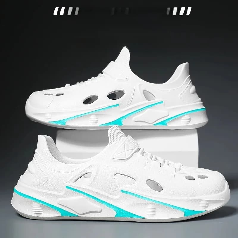 Ciabatte Sportive Estive da Uomo Anti-Odore e Resistenti all'Usura, Scarpe Comode a Copertura Totale per Guida e Tempo Libero