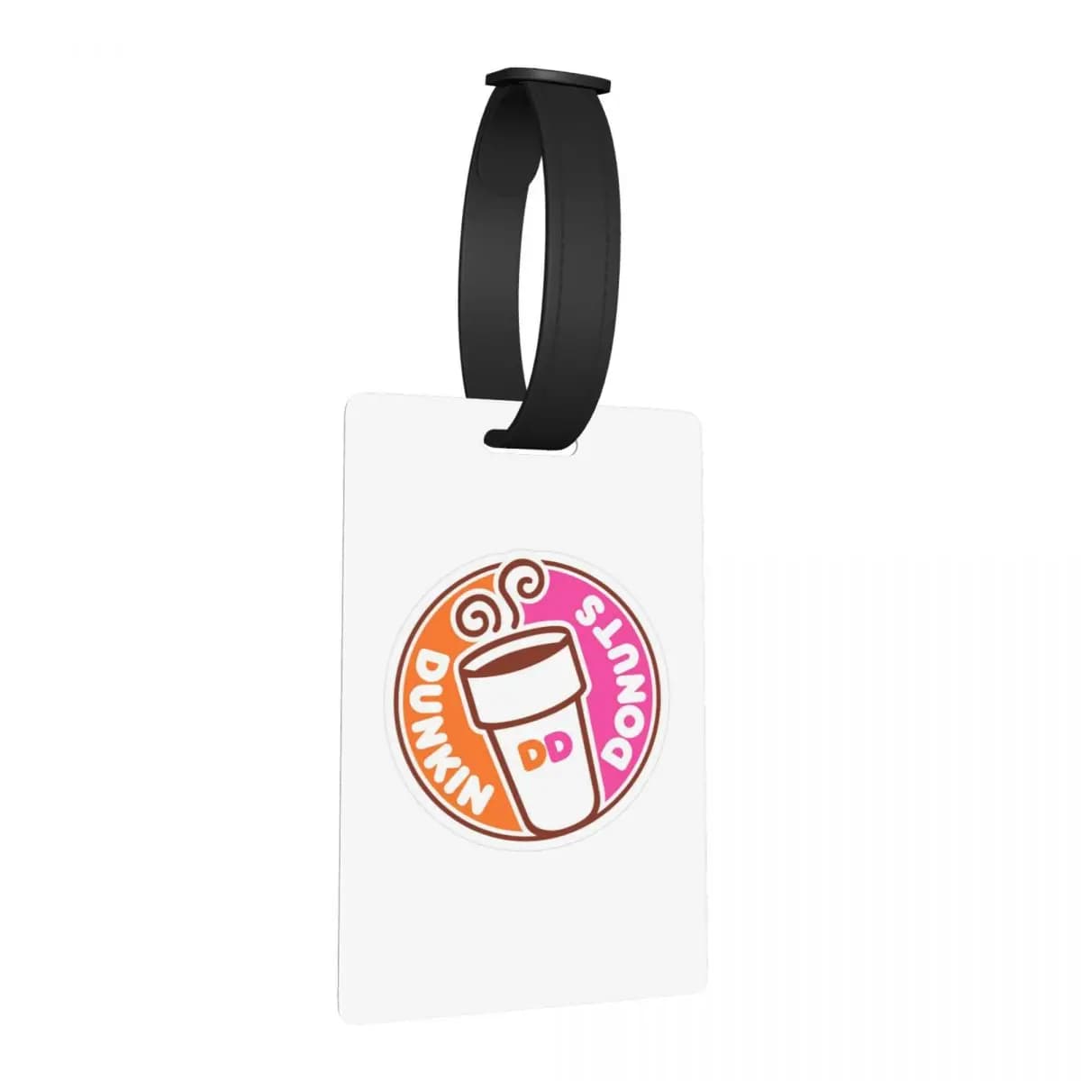 Etichette per Bagagli Dunkin Donuts, Accessori per Valigie, Targhette per Bagagli da Viaggio, Porta Etichette con Nome e Indirizzo