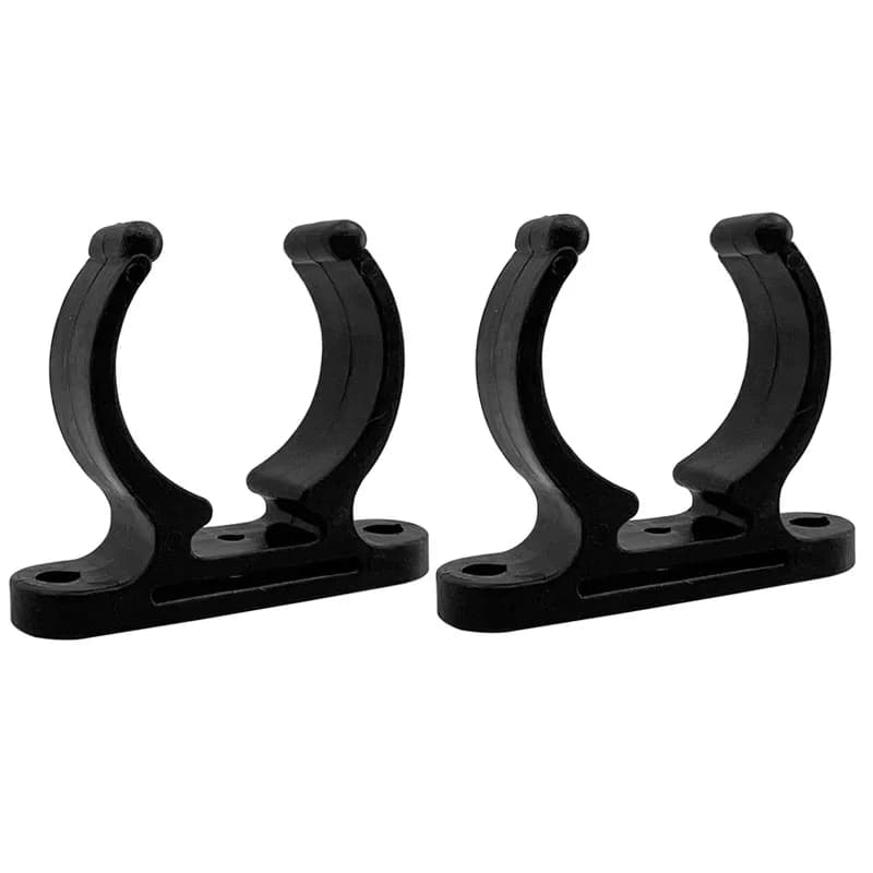 2 pz Barca 38mm Gancio Clip Pole Tubo Kayak Paddle Holder Split Clip Paddle Rod Keeper Tubo Gancio Clip