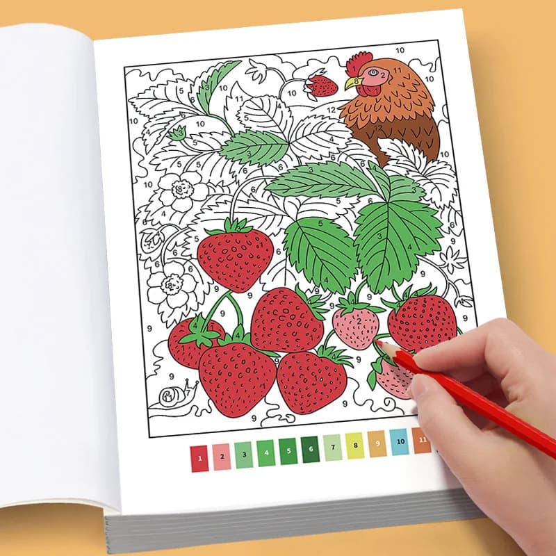 A Digital Coloring Book, Stress Relieving Mandala, Flower/animal/vegetable/landscape Sketch Brochure, Graffiti Book, 32 Pages