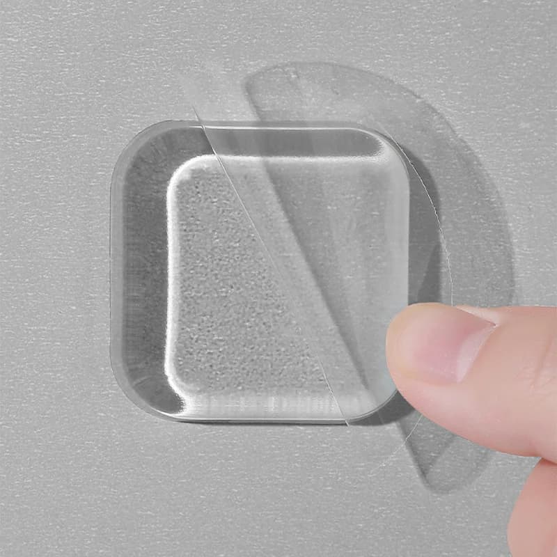Set di 6 Adesivi Impermeabili Trasparenti in Silicone per Fermaporta - Paracolpi Adesivi Antiurto e Silenziosi per la Sicurezza Domestica