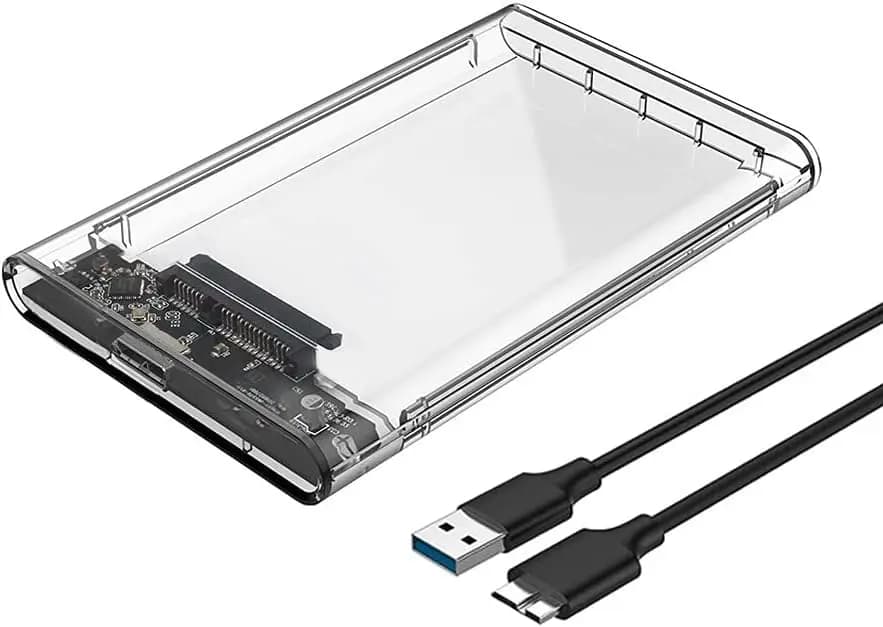 Box esterno per disco rigido da 2,5 pollici SATA a USB 3.1, senza utensili per SSD e HDD