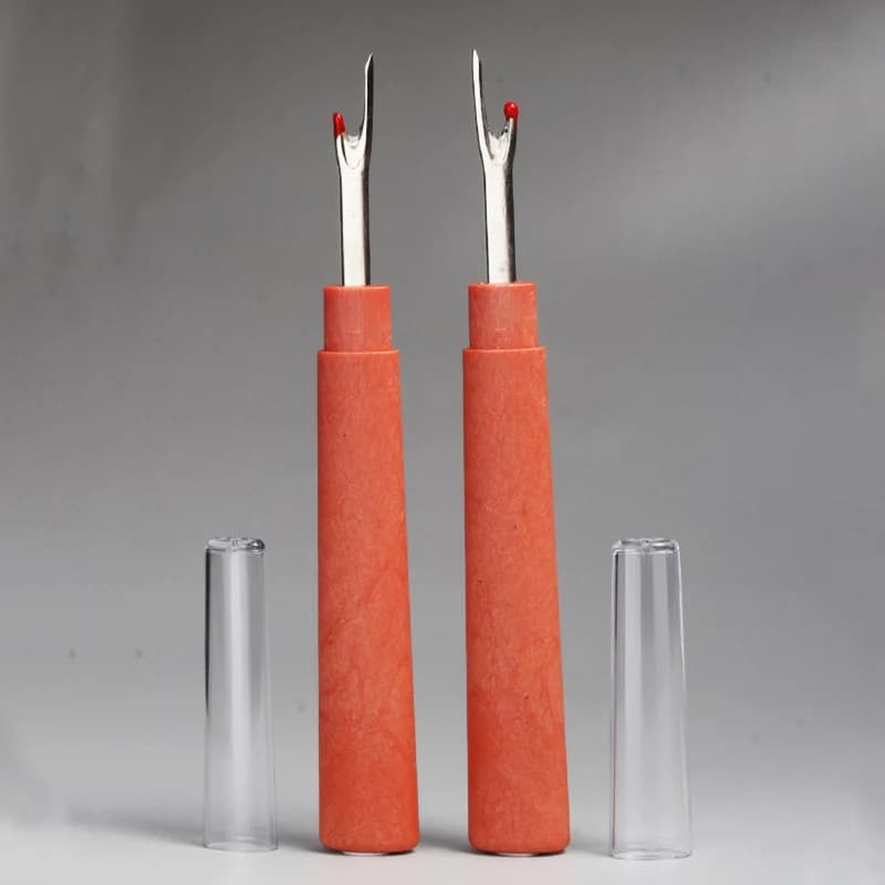 Manico in plastica in acciaio per tagliare le cuciture, tagliafilo artigianale, punto, unpicker, ago, arti, cucito, comodo ed efficiente