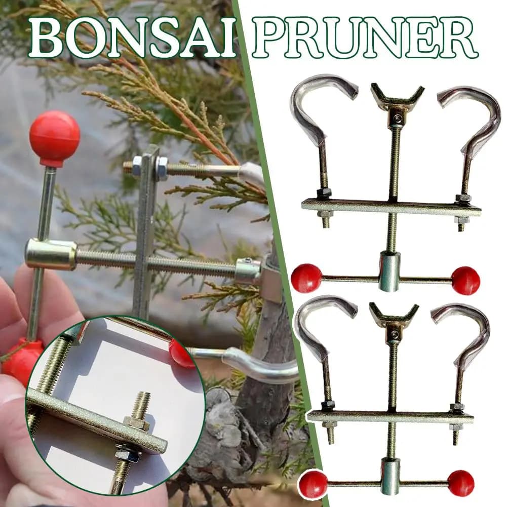 1 Set Bonsai Branch Bender Tools Kit exceptional steel gardening care installation Gyrate tree trunk Bender regulator DIY tool