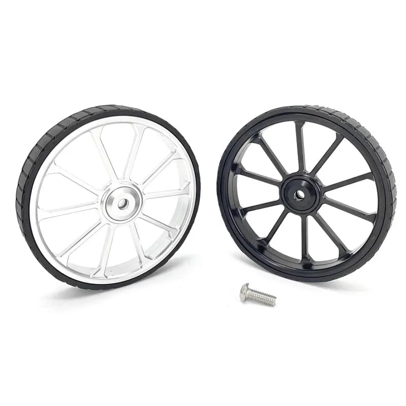 100mm Allargamento Easywheel Per Brompton Birdy Portapacchi posteriore per bici pieghevole Ruota facile Ruota portapacchi posteriore per bicicletta in lega di alluminio