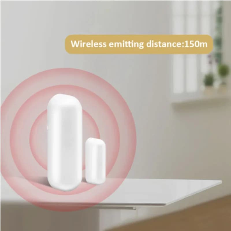 MD-211R Sistema di allarme wireless 433/868 MHz ST-VGT Rilevatore di finestre ST-IIIB con batteria al litio Sensore magnetico per porta con messa a fuoco incorporata