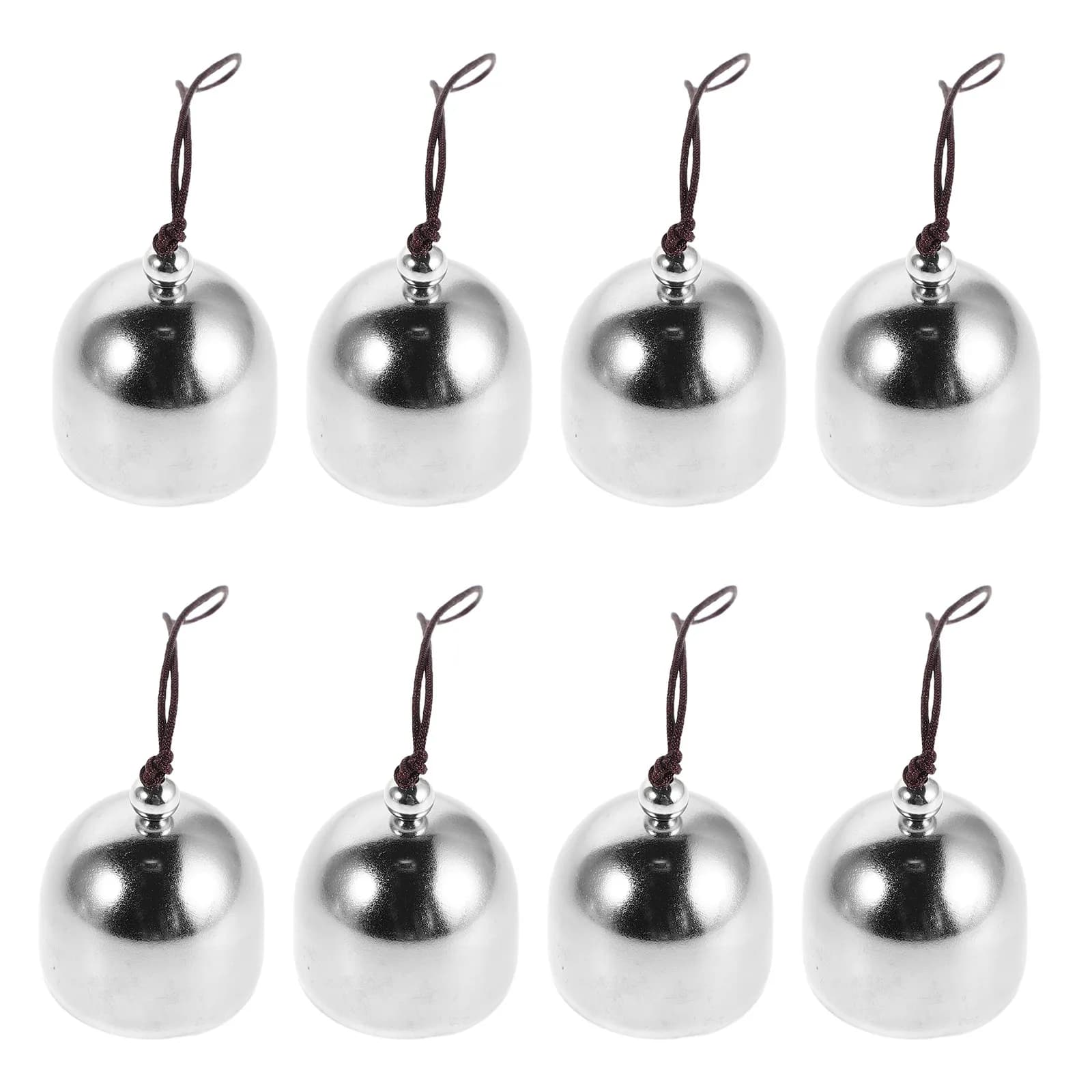 20Pcs Decorative Hanging Bells Wind Chimes Metal Bell Decoration for Window Home Garden Christmas Tree Ornaments DIY Craft Kit