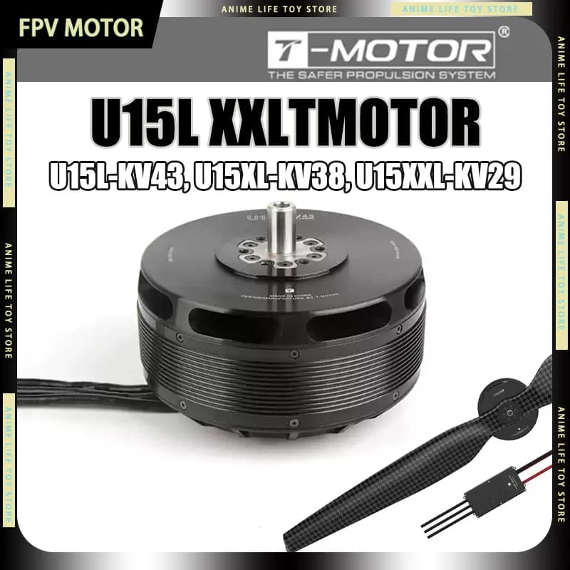 Motore Brushless T-Motor XXLTMOTOR U15L per Droni Industriali Multirotore UAV ad Alto Carico, Motore FPV Drone KV43, U15XL KV38, U15XXL KV29