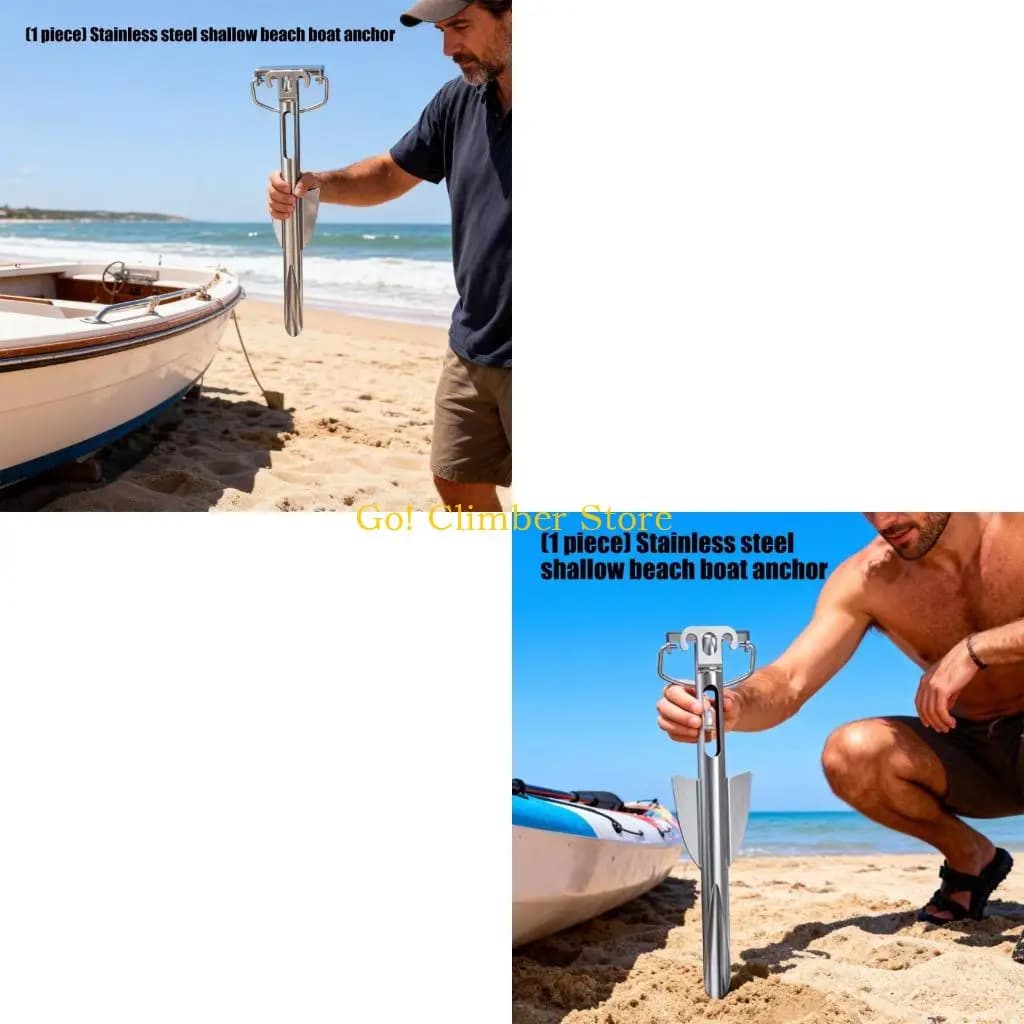 Q84C Shallow Water Anchors For Kayak Paddleboard Inflatable Boats Rafts Pontoons Shore