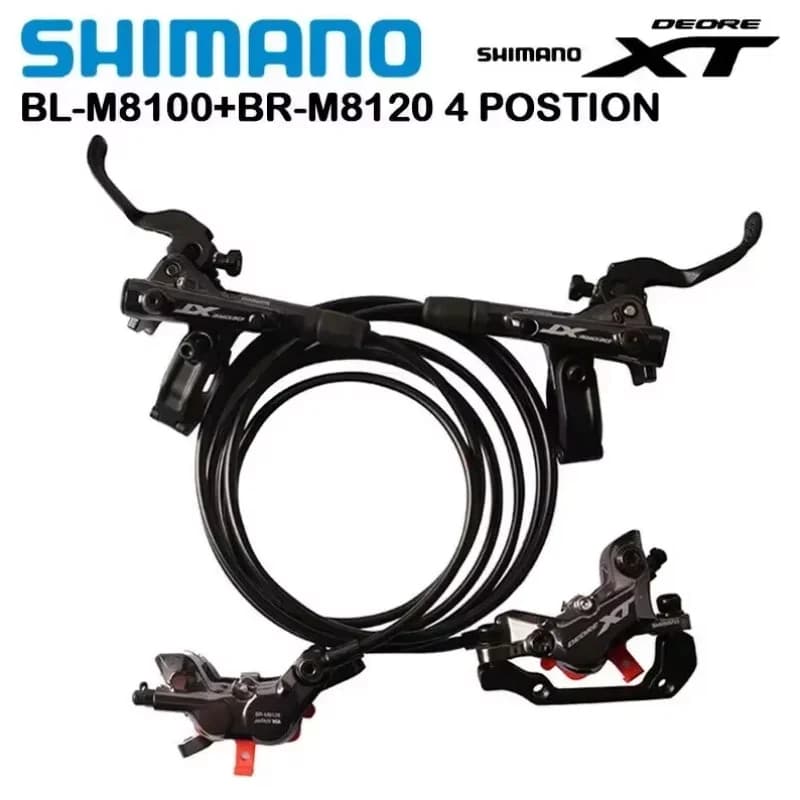 Shimano XT SLX M8120 M7120 M6120 MT420 4 Pistoni Mountain Bike Bicicletta Freno A Disco Idraulico Per MTB Bike Downhill D03S N03A N04C
