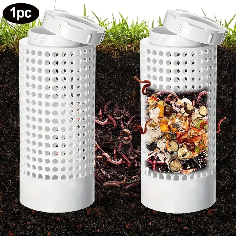 1 pz. Filtro in plastica per laghetto per gamberi, 110 mm, per compostaggio insetti, accessori da giardino salvaspazio
