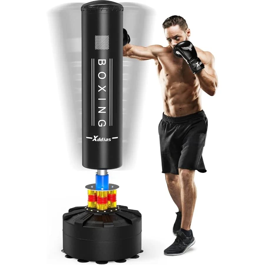 70 '' self-supporting boxing bag heavy boxing bag with boxing gloves Adult kickboxing bag/men for martial arts boxing MMA T