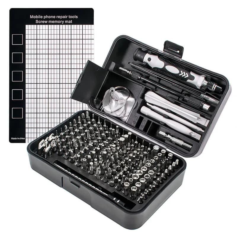 Magnetic Screwdriver Set Hand Tool Torx Hex 170 In 1 Screw Driver with 154 Precision Bits Home Computer Phone Repair Tool Box