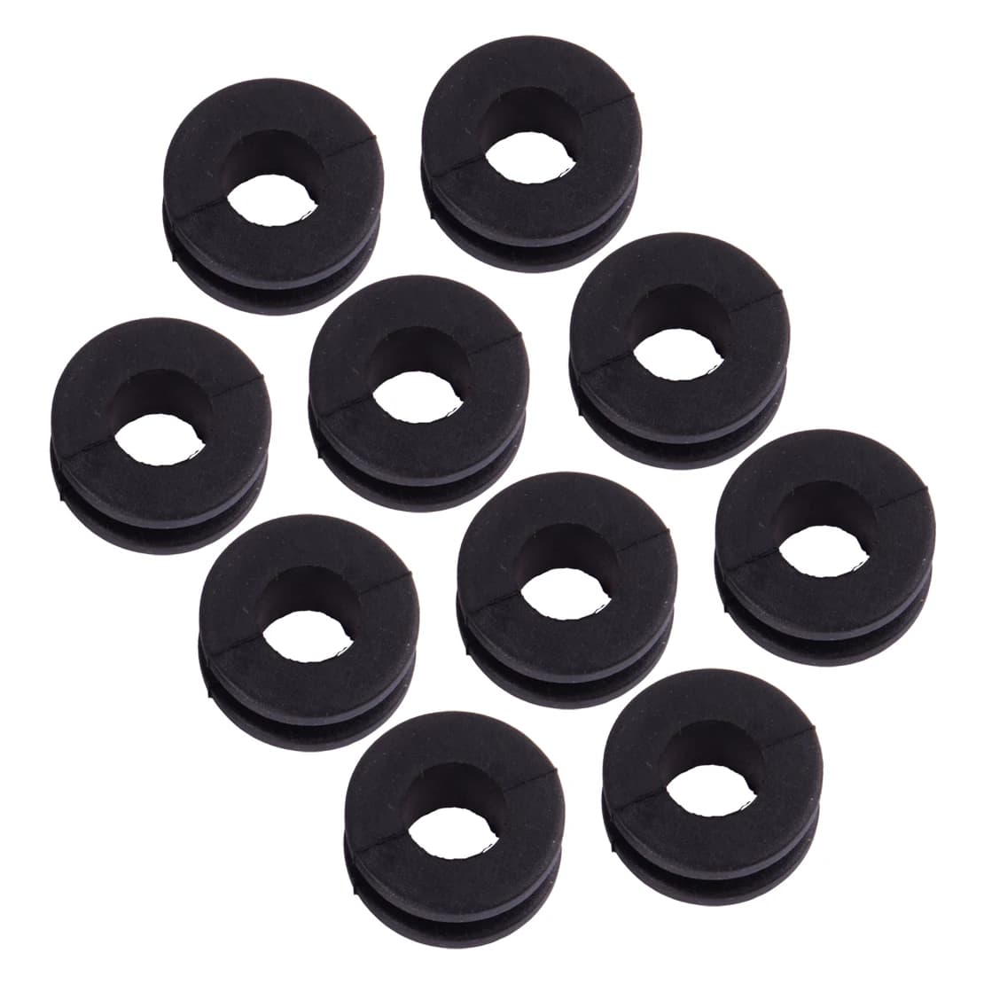 Set di 10 Guarnizioni in Gomma Nera per Carenature Laterali Moto, Compatibili con Honda, Suzuki, Kawasaki, Yamaha YZF R1 R6 R6s 600R 750R