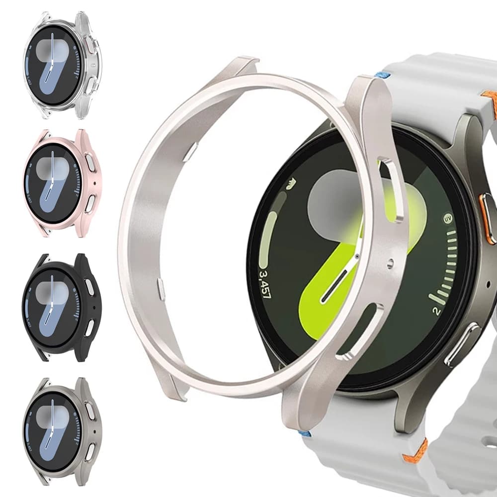 Cover for Samsung Galaxy Watch 7 case 40mm 44mm FE accessories frame for PC rigid protective case for shockproof Galaxy Watch 7 smart watch