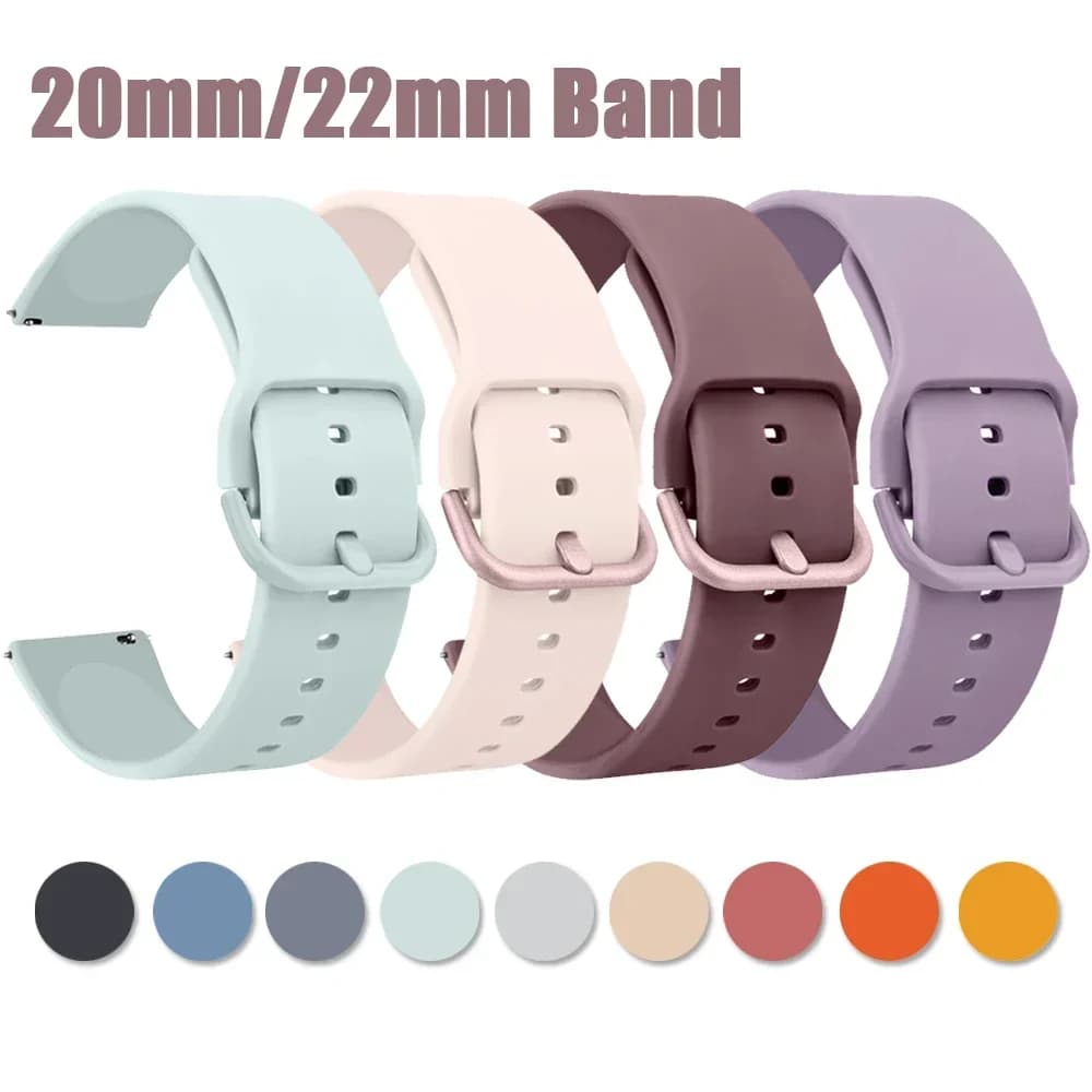20 22mm cinturino in silicone per Huawei Watch 3 4 Pro GT 4 46mm/GT 3/GT Runner/GT 2 Pro/GT 3 Pro cinturino per Honor watch Magic 2 braccialetto